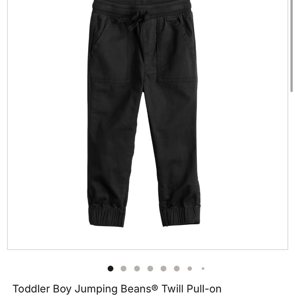 Jumping Beans Black Jogger Sweatpants for Kids